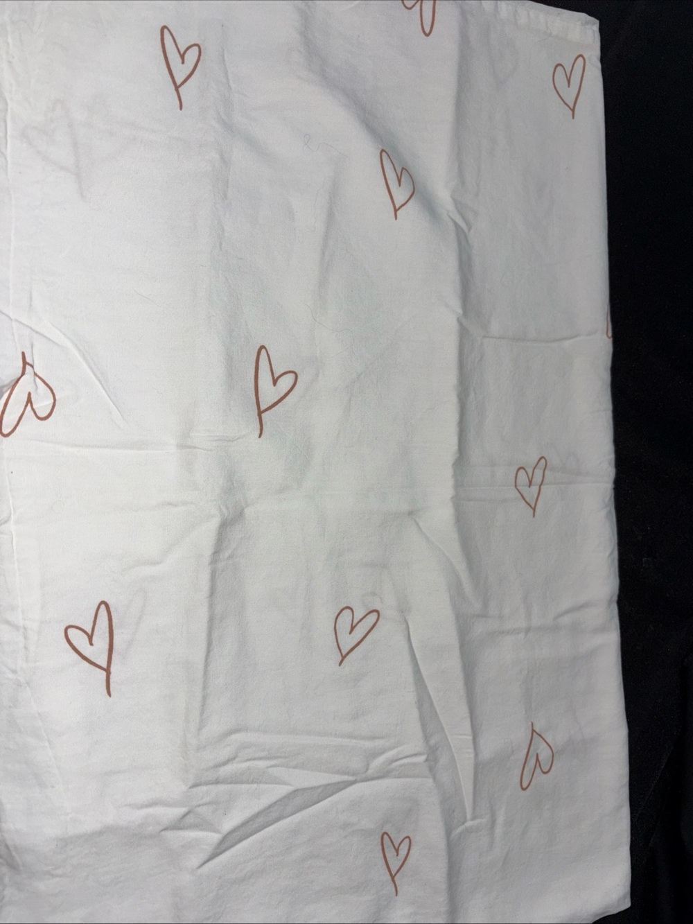 Leanne Ford for Crate&Barrel 2 pillowcases with maroon Heart Motif - Picture 9 of 9